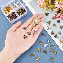 120 шт. 4 цвета подвески из сплава в тибетском стиле&nbsp;TIBEP-AR0001-09