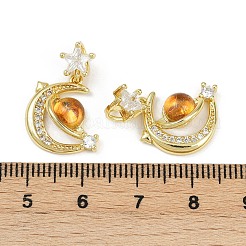 Латунные микро проложить кубического циркония подвески&nbsp;KK-R226-07G