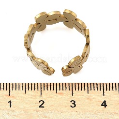 Регулируемые открытые манжеты из нержавеющей стали 304 для женщин&nbsp;LS-RJEW-U060-03A-G