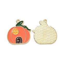 Кулон из сплава с эмалью на осеннюю тематику&nbsp;LS-X-ENAM-B047-02LG