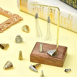 50 шт. 5 стиля конус из сплава с апетальным лепестком&nbsp;FIND-YW0006-39