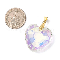 Латунь стекло кулоны&nbsp;PALLOY-JF05135-01