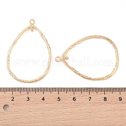 Латунные подвески с открытой спинкой&nbsp;LS-KK-N256-01G-G