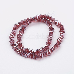 Стеклянные бусины с гальваническим покрытием &nbsp;EGLA-J145-6mm-PL06