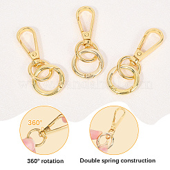 Поворотные застежки из каплевидного сплава&nbsp;PURS-SP0001-02G