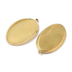 Оправы для подвесок из нержавеющей стали 304 в виде кабошонов&nbsp;STAS-D127-11G