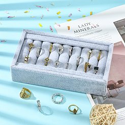 Прямоугольного параллелепипеда дерево кольцо ювелирных изделий дисплей&nbsp;RDIS-L001-07C