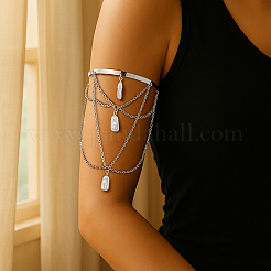 2 шт. 2 цвета железные браслеты на плечо для женщин&nbsp;AJEW-HY0002-62