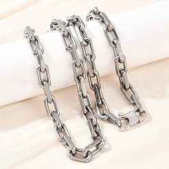 Цепочки-скрепки из нержавеющей стали 304&nbsp;NJEW-Z105-01P