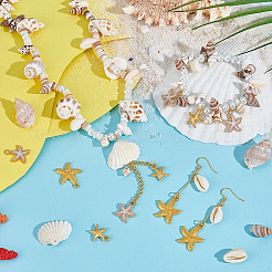 Наборы для самостоятельного изготовления украшений из ракушек и морских звезд&nbsp;DIY-PH0023-34