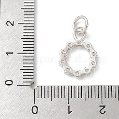 S925 подвеска из стерлингового серебра с микропаве из кубического циркония&nbsp;LS-STER-H115-02A-S