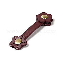 Цветок воловья кожа пришить застежки для кошелька&nbsp;FIND-D027-08A