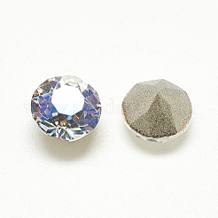 Заостренные заднее стекло горный хрусталь кабошоны&nbsp;RGLA-T110-6mm-001MO