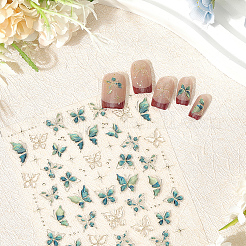 Наклейки для ногтей с рисунком бабочки&nbsp;MRMJ-WH20816-002