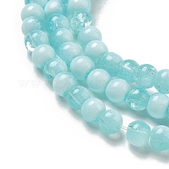 Стеклянные бусины кракле &nbsp;X1-GLAA-U001-4mm-08