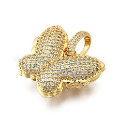 Латунные микро проложить кубического циркония подвески&nbsp;KK-C094-03G