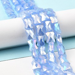 Нити стеклянных бусин ab цветной пластины&nbsp;EGLA-P051-06A-C03