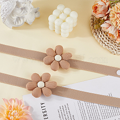 Подхваты для штор из волоконных цветов&nbsp;AJEW-WH20022-50B-02