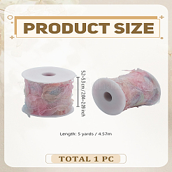 5 ярд кружевной отделки из полиэстера&nbsp;OCOR-LP0006-04A