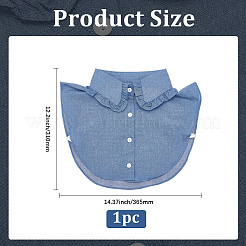 Съемные воротники из хлопка&nbsp;AJEW-WH20816-025A