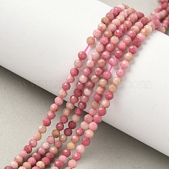 Природные родонит бисер нитей&nbsp;G-P553-G06-02A