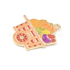 Подвески из сплава с эмалью ко дню благодарения&nbsp;ENAM-I076-01G-11