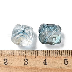 Выпечка расписные прозрачные стеклянные бусины&nbsp;X1-GLAA-C035-01