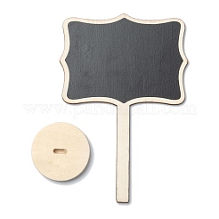 Вывески на доске из самшита с цветами&nbsp;WOOD-F010-06