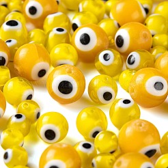 3 нить 3 стилей ручной работы сглаз лэмпворк круглые бусы&nbsp;LAMP-LS0001-12G