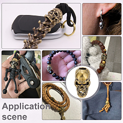 4 шт. Латунные бусины&nbsp;KK-PH0013-27AG