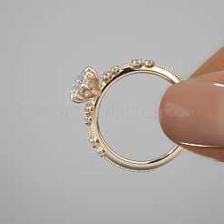 Кольца для женщин с микропаве из кубического циркония из сплава&nbsp;FS-WGDABD3-02