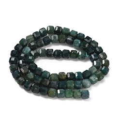 Природные моховой агат бисер нитей&nbsp;G-F797-A21-01