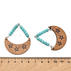 Подвески из синтетической бирюзы и тополя&nbsp;FIND-Z048-05