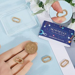 6 шт. латунные пружинные кольца-затворы&nbsp;KK-SC0005-71