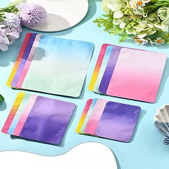 50 шт. 4 стильных двухцветных прямоугольных пластиковых подарочных пакета с застежкой-молнией&nbsp;OPP-FS0001-19A-4