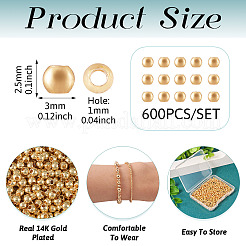 Стойки обшивки латунные бусины&nbsp;KK-TA0001-88G-02