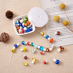 Наборы для изготовления браслетов с милыми грибами своими руками&nbsp;DIY-TA0003-33