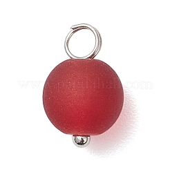 8 шт. 8-х цветные подвески из матового стекла&nbsp;PALLOY-JF04088