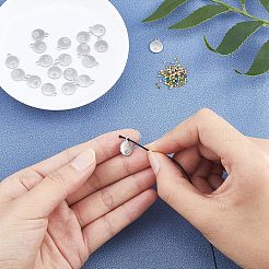 Подвеска из нержавеющей стали 304 со стразами&nbsp;STAS-UN0007-21P