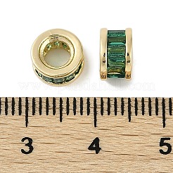 Латунные микро проложить Цирконий Европейский бисером KK-I719-20A-G