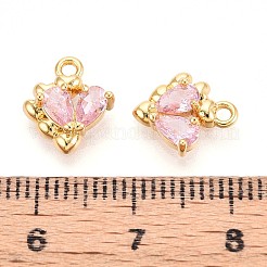 Латунные микро проложить кубического циркония подвески&nbsp;KK-N263-89G