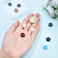 9 шт. 9 стиля натуральных смешанных драгоценных камней&nbsp;G-BC0001-18