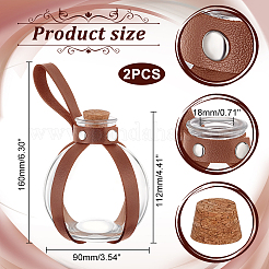 Пробковая бутылка с зельем темной магии&nbsp;AJEW-WH0415-80C