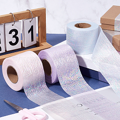 Блестящая полиэстеровая лазерная декоративная сетка OCOR-WH20001-34A