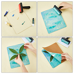 4 шт. 4-х стилевая плоская прямоугольная акриловая доска&nbsp;DIY-FH0002-97