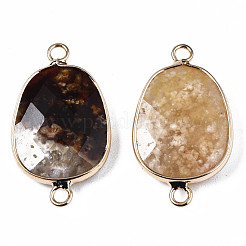 Соединители звеньев натурального агата&nbsp;G-S359-338B