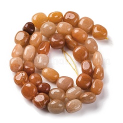 Натуральный красный авантюрин бисер нитей G-G146-A02-02