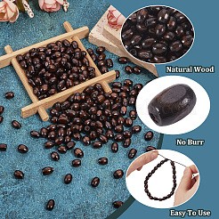 800 шт. Бусины из натурального дерева&nbsp;WOOD-KS0001-24