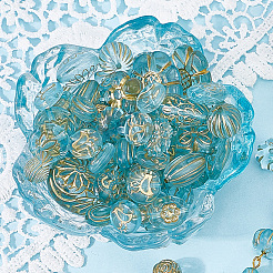 2 пакетик прозрачных акриловых бусин&nbsp;MACR-PA0001-17A