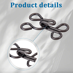 60 шт. 6-х цветные регулируемые булавки для джинсов с железным креплением&nbsp;IFIN-GF0001-60